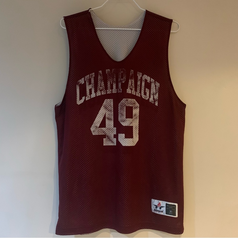 Champaign, Illinois basketball reversible jersey